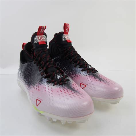 Under Armour Spotlight Football Cleat Mens Whitered New Without Box Ebay