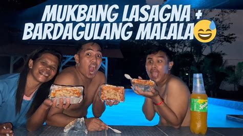 Nag Mukbang Kami Ng Lasagna Sa Swimming Pool Laptrip To Grabi Sakit Ng