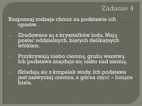 Ppt Temat Powt Rzenie Wiadomo Ci Atmosfera I Hydrosfera