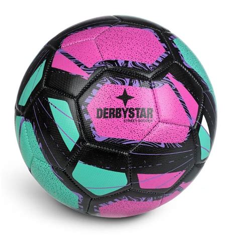 Derbystar Street v23 Fußball grün pink schwarz DeinSportsfreund de