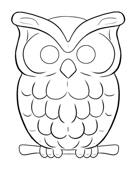 owl drawing easy color - Jen Palacios