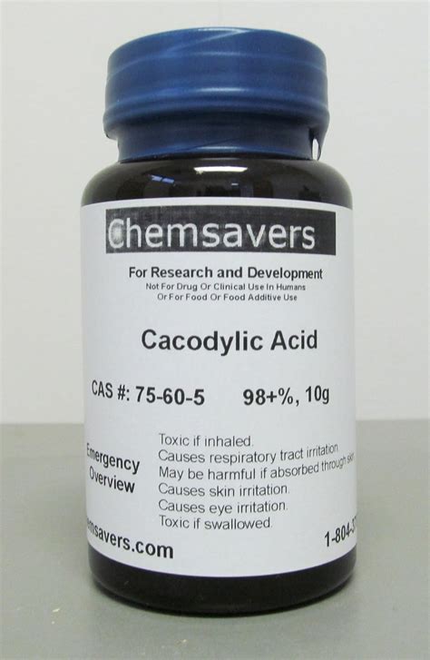 Cacodylic Acid 98 10g Lab Chemical Organic Reagents Industrial And Scientific