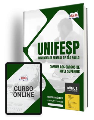 Apostila UNIFESP 2024 Comum aos Cargos de Nível Superior