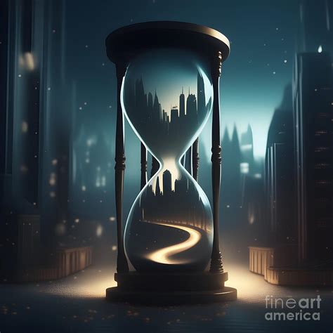 Enchanting Fantasy City Hourglass A Glimpse Into Timeless Worlds