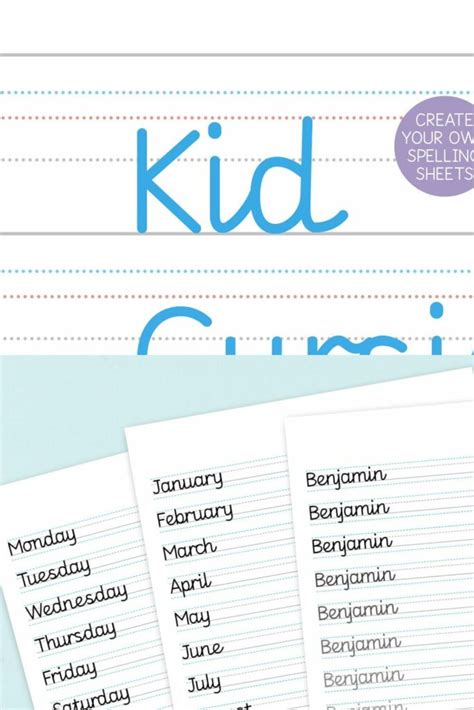 KID CURSIVE | school & teacher font – MasterBundles