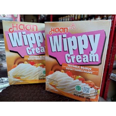 Jual Whip Cream Whipping Cream Whipped Cream Haan Wippy Cream Gr