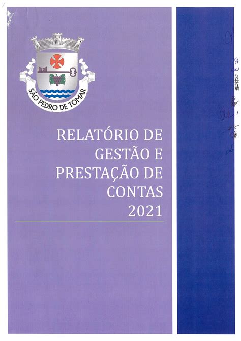 Relatório de Gestão e Prestação de Contas de 2021 Freguesia de São