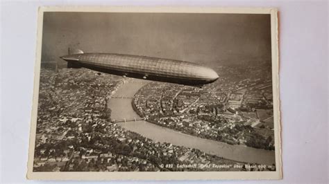 Zeppelin über Basel 12 10 1930 mit Ikarus Nr 11 Kaufen auf Ricardo