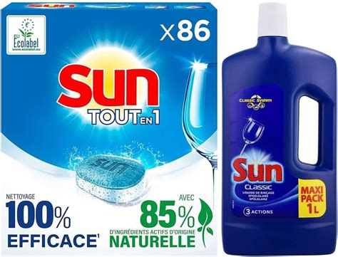 Sun Tablettes Lave Vaisselle X Tout En Standard Efficace En Seul