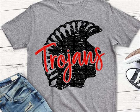 Trojans Svg Trojan Svg Svg Trojans Grunge Svg Distressed Etsy