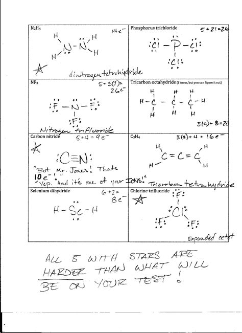 Practice Problems For Lewis Structure