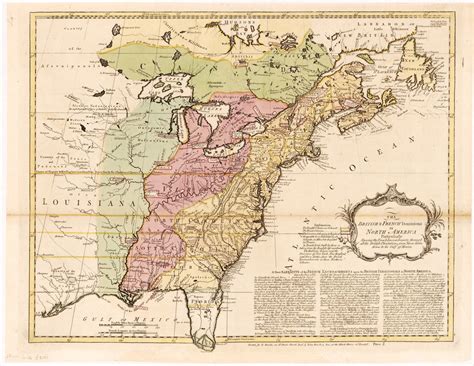 English And French Colonies In North America 1758 Ce Illustration