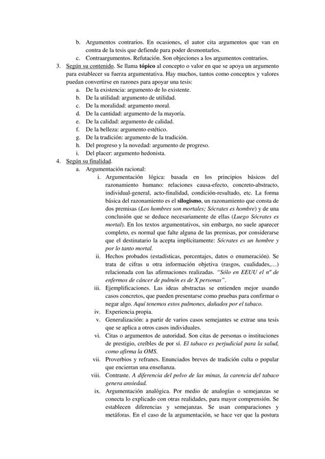 El Texto Argumentativo Pdf Descarga Gratuita