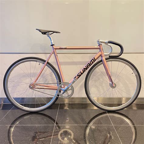 Tsunami Tsunami Fixie Bike Fixied Bike Single Speed Bike Rose