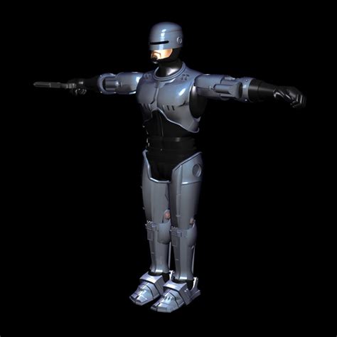 Robocop Science Fiction 3d Model