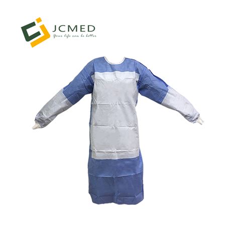 Sterile Reinfirced Surgical Gown Disposable Sms For Surgery Room