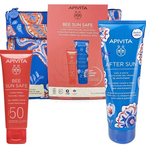 APIVITA Promo Bee Sun Safe με Hydra Fresh Face Gel Cream SPF50 50ml