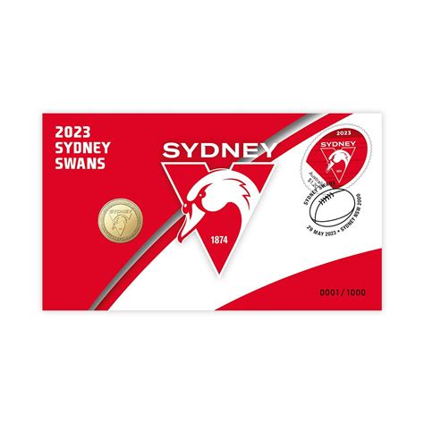 2023 AFL Sydney Postal Numismatic Cover AFL Collectable Coins