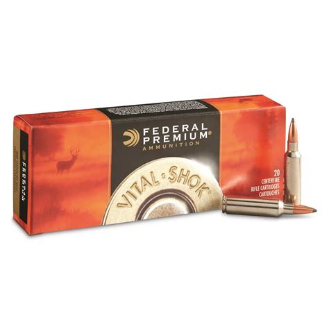 Federal Premium Vital Shok 300 Wsm Np 165 Grain 20 Rounds 85369