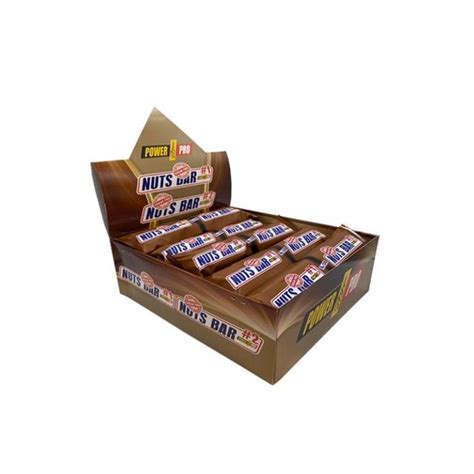 Фитнес батончики Power Pro Nuts Bar 100% Sugar Free 20x70 г – фото ...
