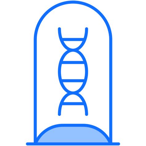 Icono De Biotecnología Generic Blue