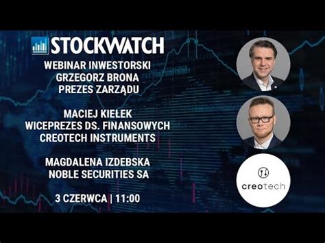 Prezentacja Inwestorska Creotech Instruments Sa Czerwca O