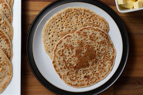 Plated Derbyshire Oatcakes Top Down Stock Photo Download Image Now