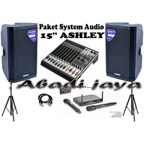 Jual PAKET SOUND SYSTEM ASHLEY 15 INCH ACT600PRO MDX8 PROVOICE Shopee