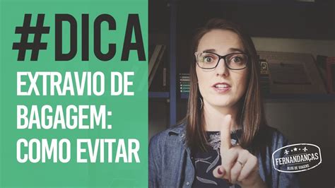 Dica Extravio De Bagagem Como Evitar YouTube