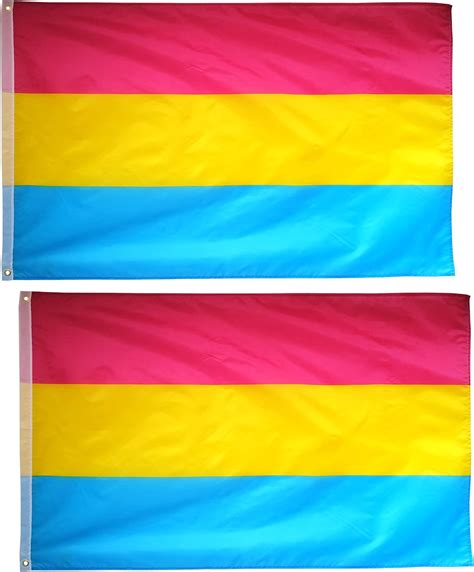 Oz 3x5ft Lgbt Pansexuality Omnisexuality Pride Flag For