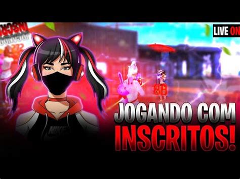 Free Fire Ao Vivo Jogando Os Inscritos Cs Ranqueado Nova