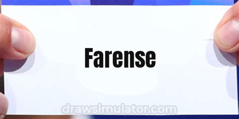 Farense Draw Images – Draw Simulator