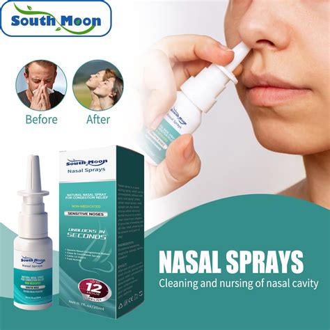 South Moon Nasal Spray Rhinitis Sinusitis Treatment Nose Care Allergy