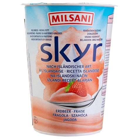 Roksh Joghurt Topfen Milsani Skyr Frucht Erdbeer G