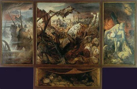 Museu De Reproduções De Arte Triptychon Der Krieg War Triptych por