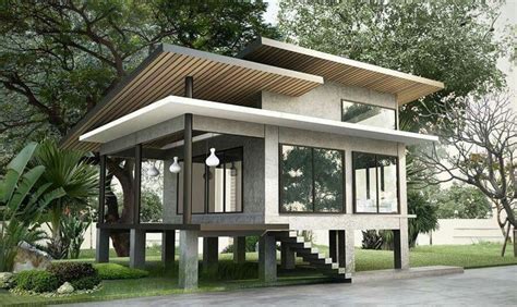 7 Inspirasi Desain Rumah Panggung Modern Yang Estetik Dan Nyaman Keren