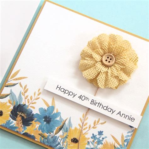 Birthday Card for Her. Personalised Birthday Card. | the little card ...