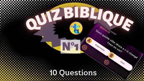 Quiz Sur La Bible Avec Questions Et R Ponses En Fran Ais Quizz