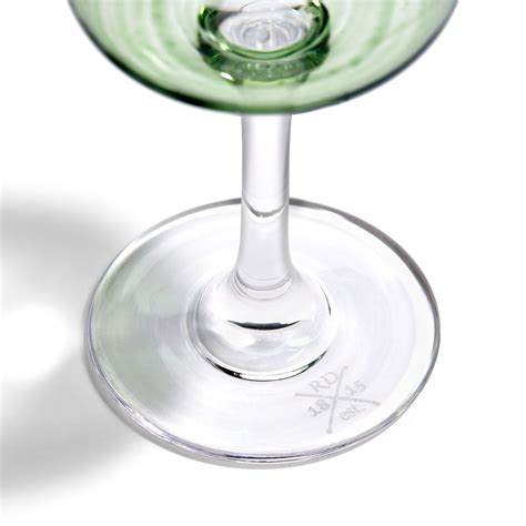 Royal Doulton Green Wine Glass Set Of