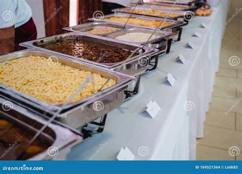 Catering Wedding Buffet for Events Stock Photo - Image of luxury, dinner: 169521364