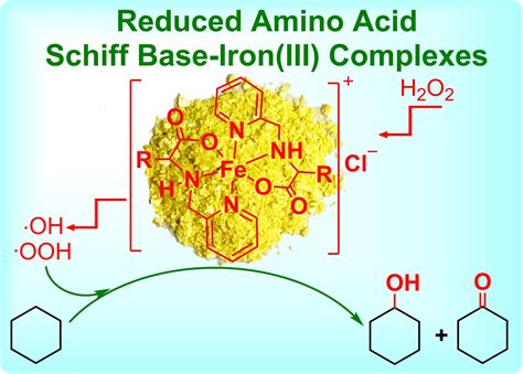 Reduced Amino Acid Schiff Baseiron Iii Complexes Catalyzing Oxidation