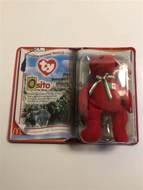 Ty Beanie Baby McDonalds 1999 International Bears II Osito And Germania