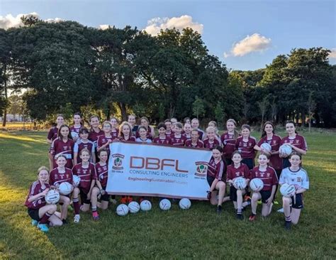 dbfl sponsors raheny gaa  girls team dbfl consulting engineers