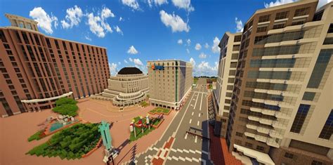 Recreating Downtown Orlando in Minecraft [City Hall/CNL Plaza] : orlando