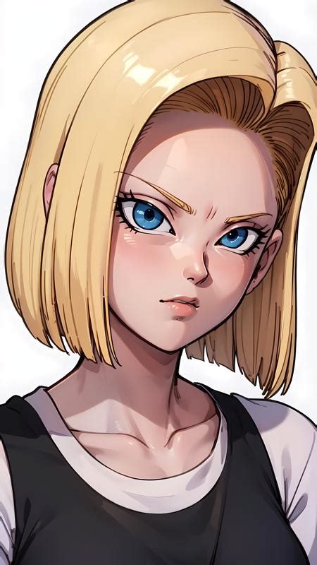 Ai Art Lora Model C 18 Dragon Ball Android 18 Pixai