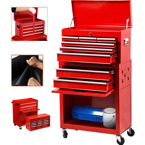 Buy Zety Corp High Capacity 8 Drawer Rolling Tool Chest Portable Tool