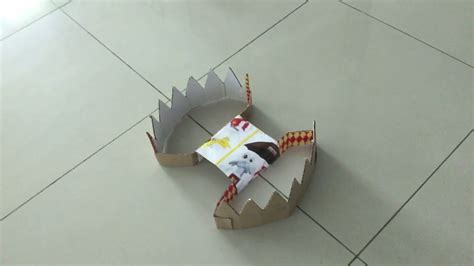 Cardboard Bear Trap Youtube