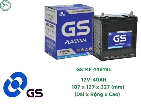 Ắc Quy Gs Mf 44b19l 12v 40ah