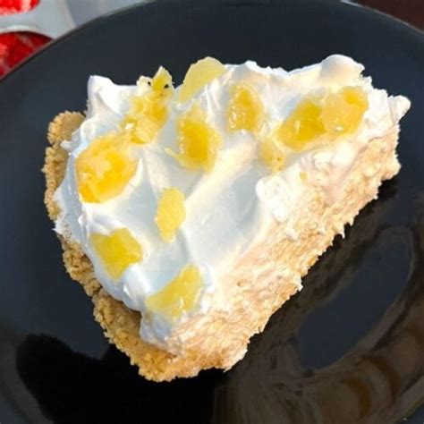 Easy No Bake Pineapple Pie Recipe With Cool Whip Southern Home Express