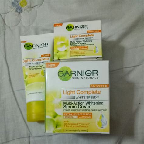 Garnier Light Complete Multi Action Whitening Serum Cream Health